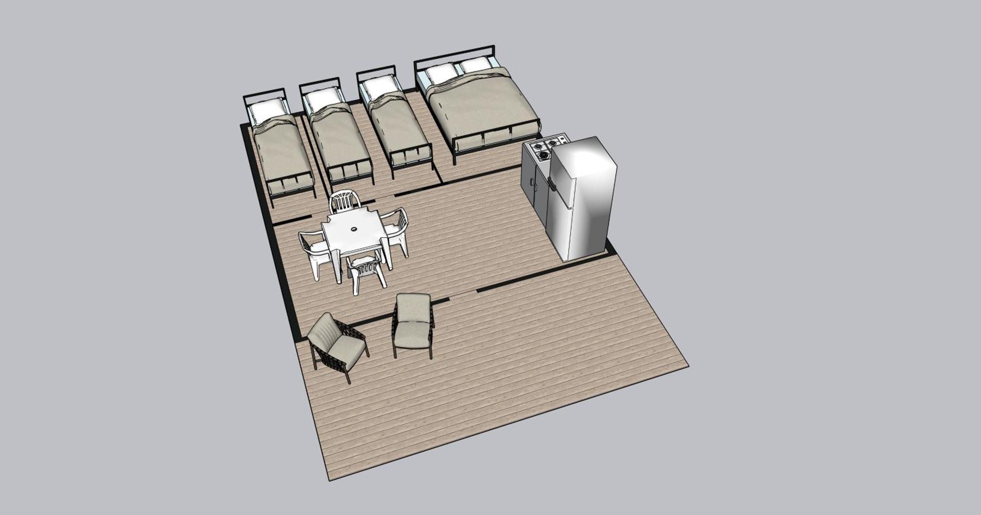 Easyatent Safari Tent Lanterna Cervar-Porat Room photo